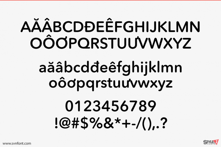 [Trả phí] SVN-Avenir Next Rounded (8 fonts) - Việt hóa - STYLEno.1 Fonts
