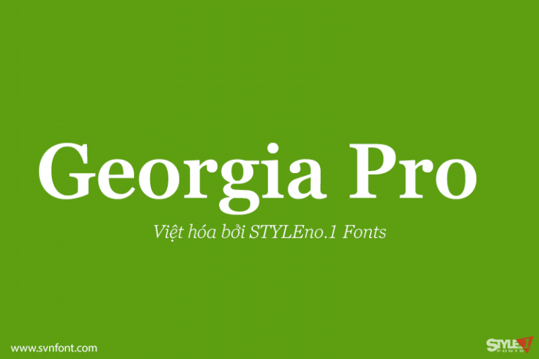 download georgia pro font free