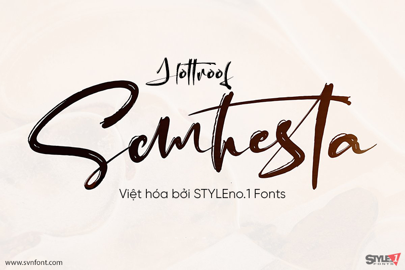 SVN-Hottroof Semhesta Việt hóa chữ viết tay miễn phí: Đây là một trong những font viết tay đẹp nhất trên thị trường hiện nay, thế nhưng nó chỉ có bản tiếng Anh và rất ít người Việt biết đến. Với phiên bản Việt hóa chữ viết tay miễn phí này, bạn sẽ có thể tận hưởng trọn vẹn tinh túy của nó và sử dụng trong các công việc thiết kế của mình một cách tự do.