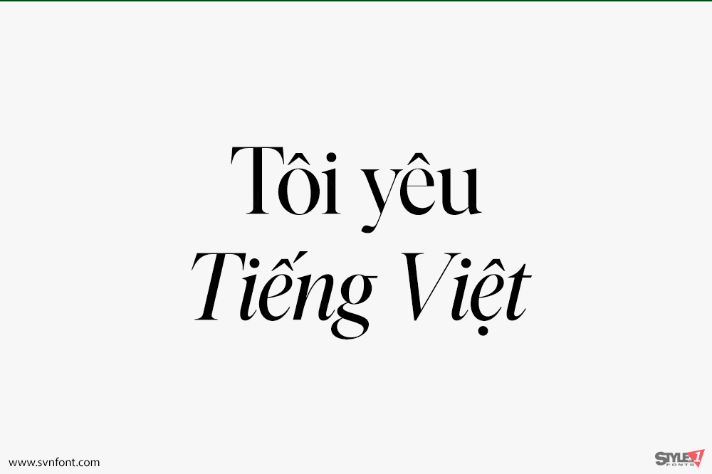 [Việt hóa] SVN-Ivar Fine (10 fonts) - STYLEno.1 Fonts