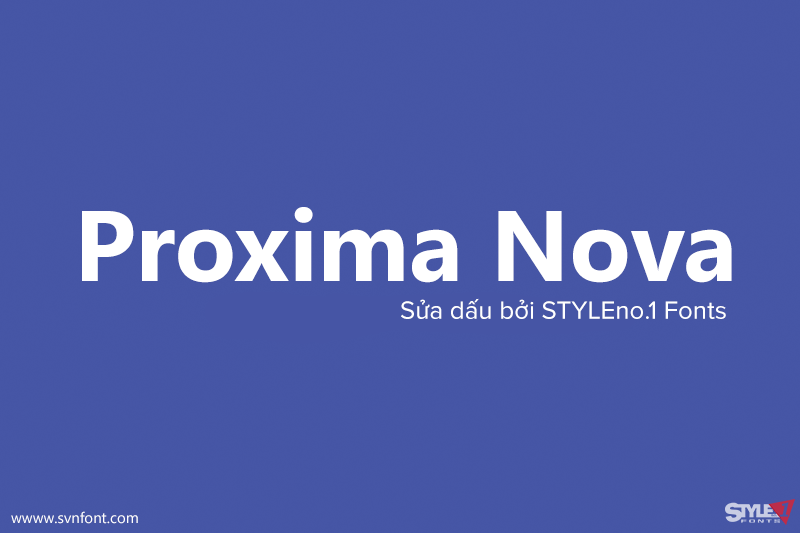 proxima nova font